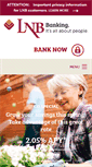 Mobile Screenshot of bankwithlnb.com
